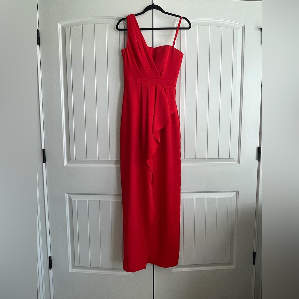 BCBG MAXAZRIA Kristine One-Shoulder Gown - Size 2